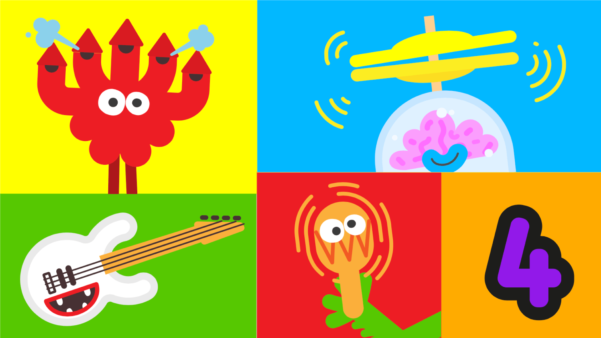 Teach Your Monster Number Skills Math song characters